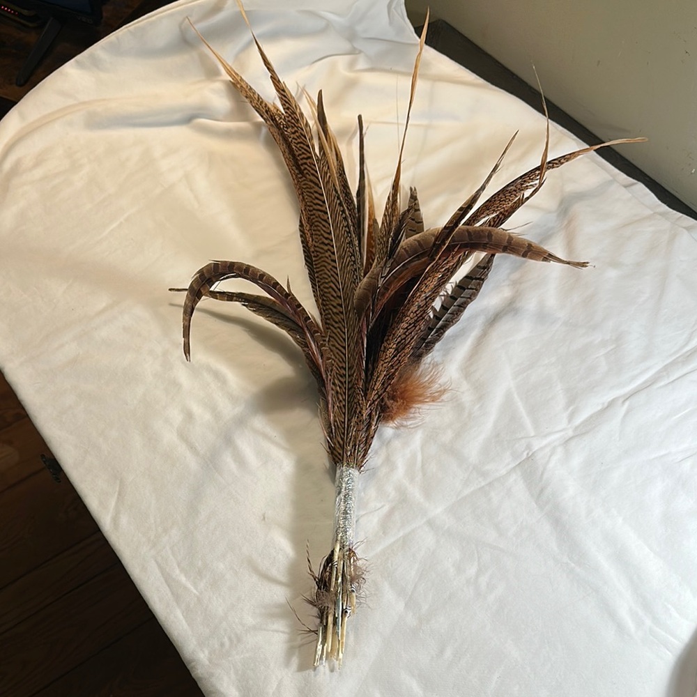 Natural Pheasant tails assorted 🪶 feather Arrangement - Brown